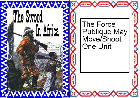 Force Publique Unit Card