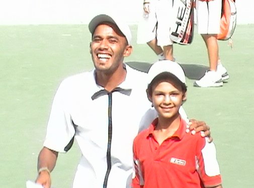 ITF/CAT 13 & under Circuit 2006 (TUNISIA) Omar with Egyptian Coach of Libyan Team Walid